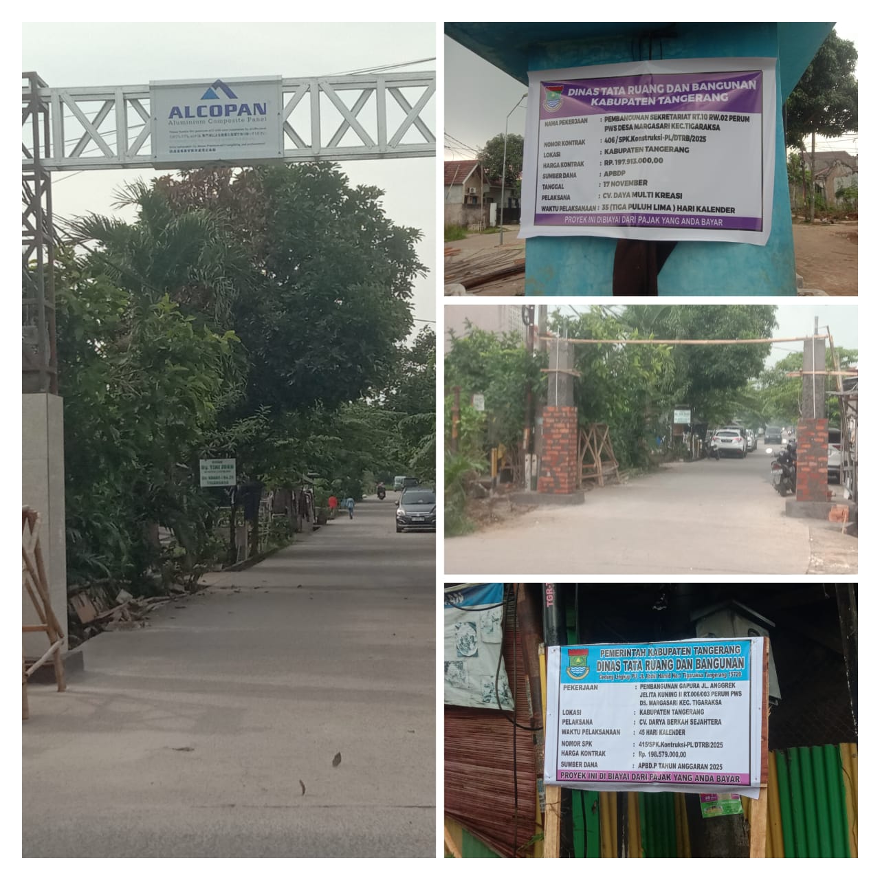 Contoh Salah satu proyek Gapura