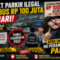 Ilustrasi praktik dugaan parkir ilegal di kawasan Blok M Square yang disebut merugikan PAD DKI Jakarta hingga miliaran rupiah.