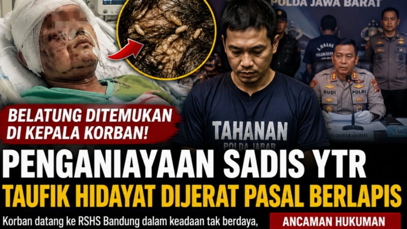 Kondisi korban YTR saat menjalani perawatan di RSHS Bandung menjadi perhatian publik setelah tim medis menemukan infeksi berat dan belatung di bagian kepala.