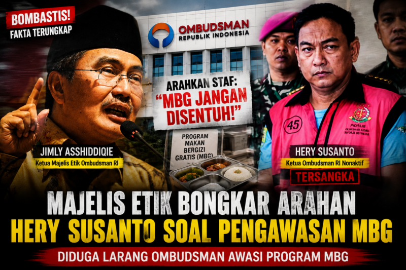 Majelis Etik Ombudsman RI mengungkap Hery Susanto pernah mengarahkan agar Program Makan Bergizi Gratis (MBG) tidak disentuh dalam pengawasan Ombudsman.