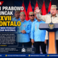 Presiden Prabowo Subianto menghadiri Puncak Pekan Nasional (PENAS) XVII Petani dan Nelayan Tahun 2026 di Sport Center Limboto, Kabupaten Gorontalo, Rabu (24/6/2026).