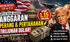 Parlemen AS Loloskan Anggaran Pertahanan USD 1,15 Triliun, RUU Perang Menuju Ujian Berat di Senat