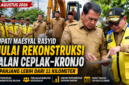 Bupati Tangerang Moch. Maesyal Rasyid melakukan groundbreaking rekonstruksi Jalan Ceplak–Penjamuran dan Jalan Penjamuran–Kronjo sepanjang lebih dari 11 kilometer sebagai upaya meningkatkan konektivitas wilayah dan mendorong pertumbuhan ekonomi masyarakat.