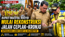 Bupati Tangerang Moch. Maesyal Rasyid melakukan groundbreaking rekonstruksi Jalan Ceplak–Penjamuran dan Jalan Penjamuran–Kronjo sepanjang lebih dari 11 kilometer sebagai upaya meningkatkan konektivitas wilayah dan mendorong pertumbuhan ekonomi masyarakat.