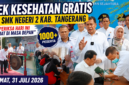 Bupati Tangerang Moch. Maesyal Rasyid secara resmi membuka Program Cek Kesehatan Gratis (CKG) di SMKN 2 Kabupaten Tangerang. Sebanyak 1.500 pelajar mengikuti pemeriksaan kesehatan sebagai bagian dari program nasional deteksi dini penyakit.