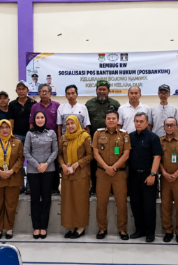 Launching POSBANKUM Bojong Nangka Perkuat Literasi Hukum, RT dan RW Disiapkan Menjadi Garda Terdepan Pencegahan Konflik Warga