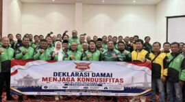 GARDA Kabupaten Bekasi menyatakan Deklarasi Damai menjelang Pilkades Serentak 2026 untuk menjaga keamanan, persatuan, ketertiban, dan kondusifitas masyarakat.