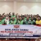 GARDA Kabupaten Bekasi menyatakan Deklarasi Damai menjelang Pilkades Serentak 2026 untuk menjaga keamanan, persatuan, ketertiban, dan kondusifitas masyarakat.