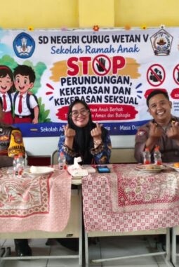Cegah Bullying Sejak Dini, Polisi Ajak Siswa SDN V Curug Wetan Berani Berkata “Stop Perundungan”