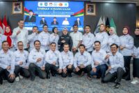 Pengurus DPP Gerakan Muda Pemerhati Desa (GMPD) resmi dikukuhkan dalam rangkaian Seminar Kebangsaan bertema desa, tanah ulayat, dan ketahanan nasional menuju Indonesia Emas 2045 di Jakarta, Sabtu (10/10/2026). (Foto: Dokumentasi DPP GMPD)